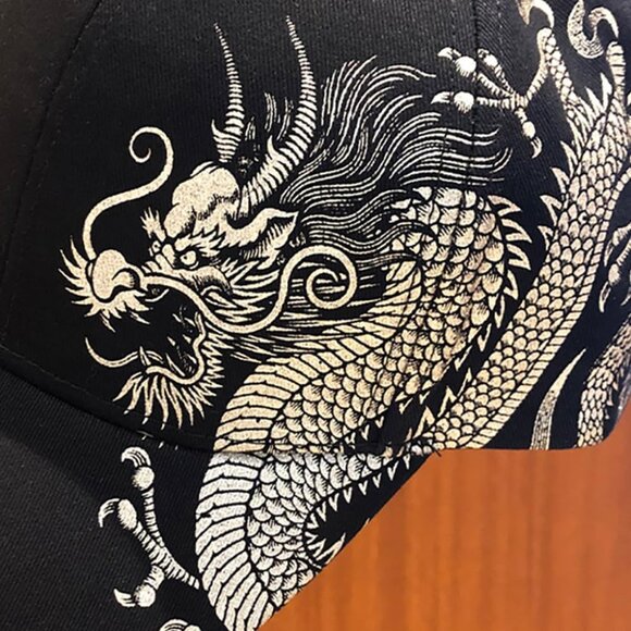 Women's Dragon Fashion Baseball Cap Adjustable Strap Back Visor Sports Hat - Picture 3 of 7